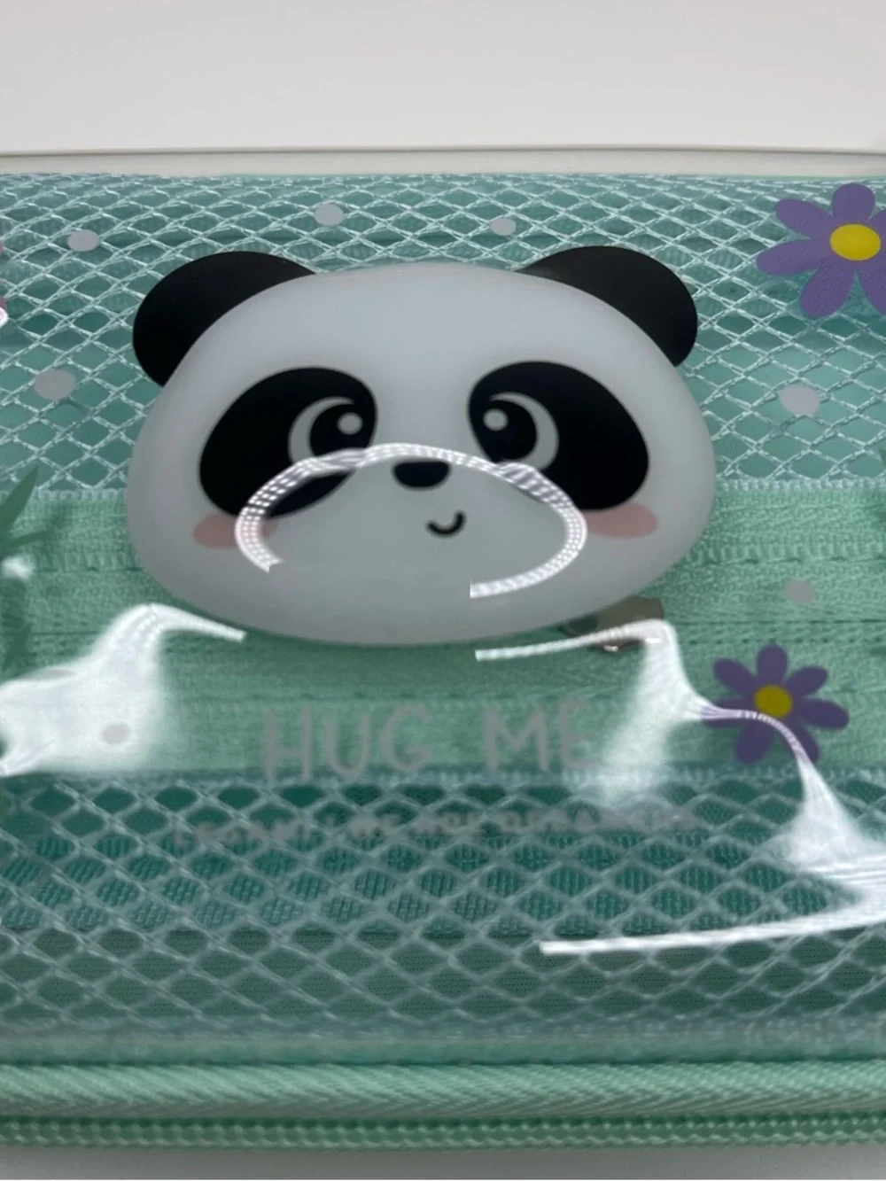 Legami Milano Panda Pencil Case, Pens, Washi Tape & Tape Cutter Set NEW